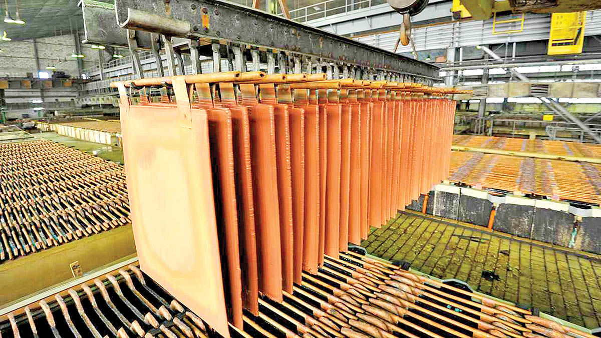 سقوط مس به کف قیمتی یک‌ماهه