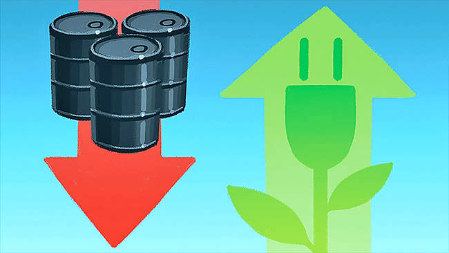 سهم بازار نفت در اختیار تجدیدپذیرها