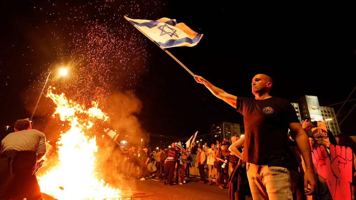 تظاهرات ده‌ها هزار اسرائیلی علیه نتانیاهو