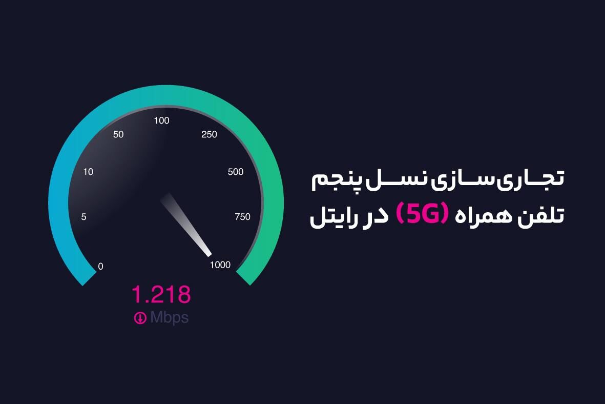 آغاز تجاری‌سازی نسل پنجم تلفن همراه (5G) در رایتل