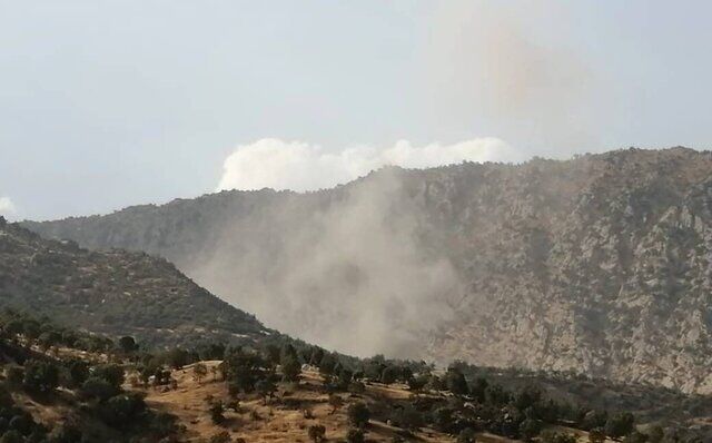 بمباران دهوک عراق  از سوی ترکیه
