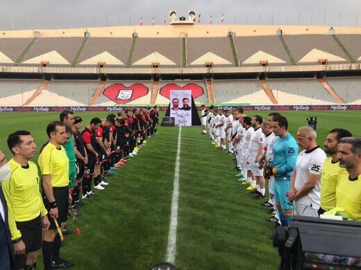 پیروزی منتخب سرخابی ها مقابل منتخب ۹۸ در بازی یادبود میناوند و انصاریان