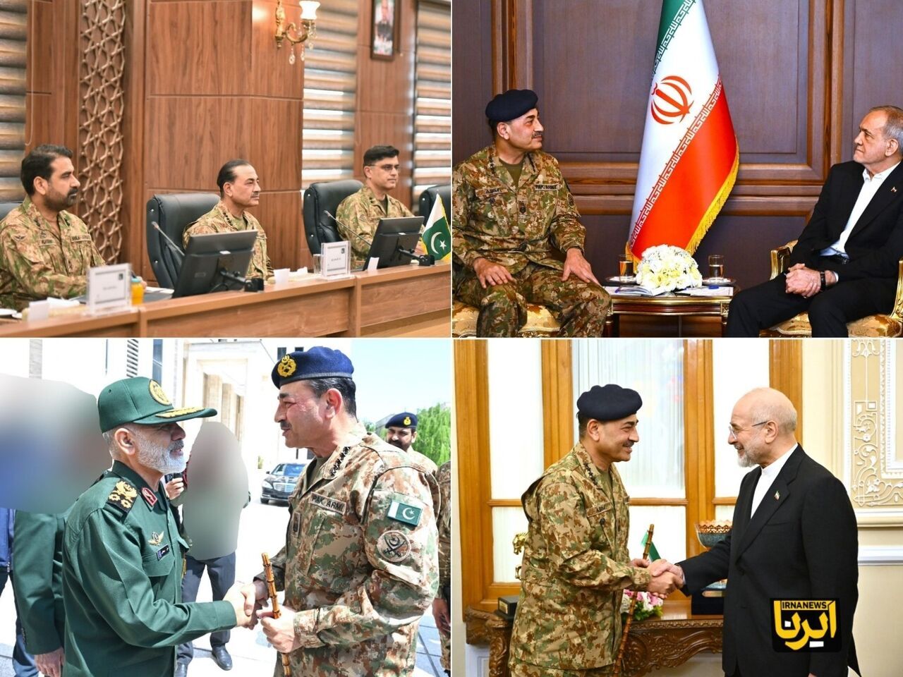 بیانیه ارتش پاکستان درباره سفر عاصف منیر به تهران