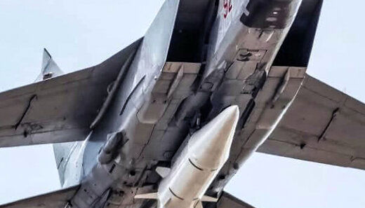 لحظه پرتاب موشک هایپرسونیک مشهور از یک جنگنده+عکس