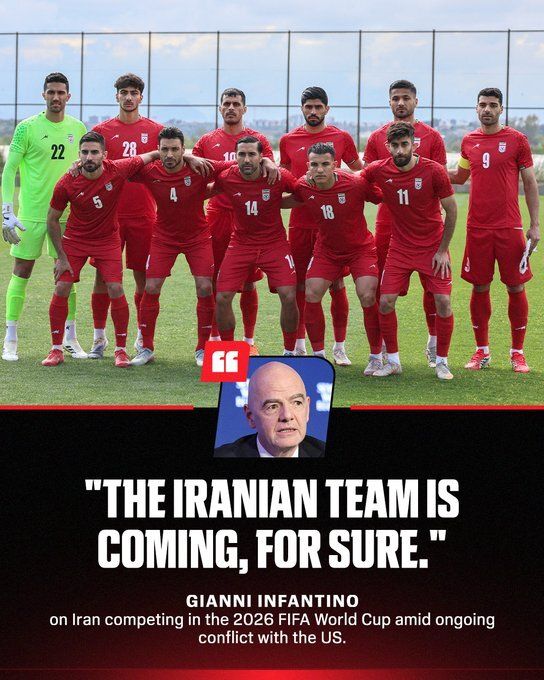پیام اینفانتینو از واشنگتن؛ ایران در جام جهانی حضور دارد