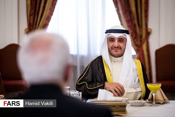 وزیر خارجه کویت با ظریف دیدار کرد