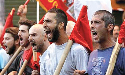 اعتراض هزاران یونانی به ریاضت اقتصادی