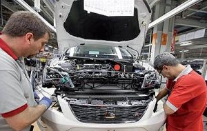 افزایش تولید خودرو در اسپانیا