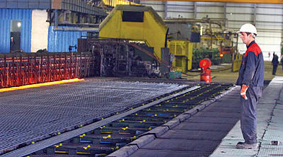 بهره‌برداری از خط تولید ذوب‌آهن آلیاژی و مقاطع فولادی