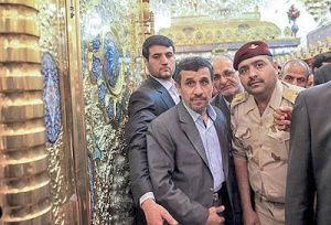 سفر زیارتی – سمبولیک احمدی‌نژاد به عراق
