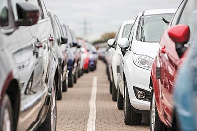 کاهش فروش خودرو در اروپای غربی