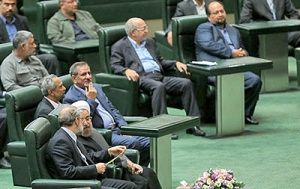 همراهان روحانی  در نشست مجلس