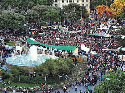 هفتمین روز تظاهرات در اسپانیا علیه سیاست‌های اقتصادی