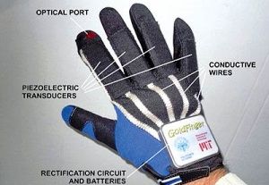 دستکش هوشمندی که از حرکات انگشتان نیرو می‏گیرد