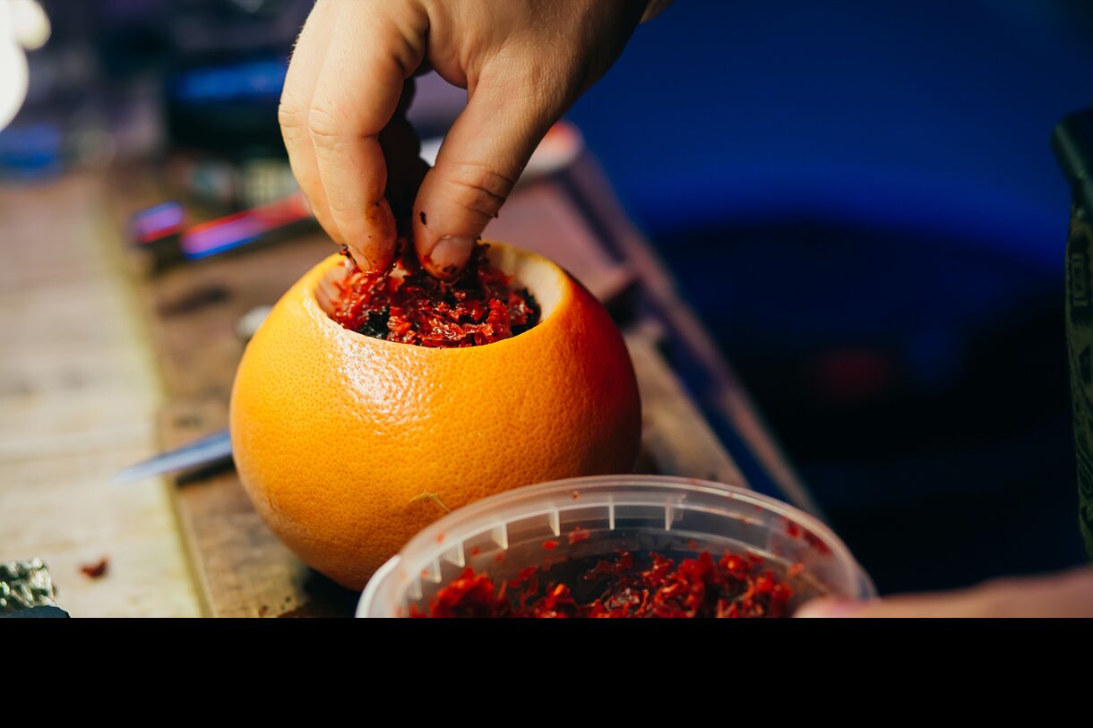 دستگاه پرکن تنباکو معسل میوه ای