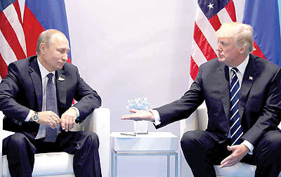 مذاکره طولانی ترامپ با پوتین