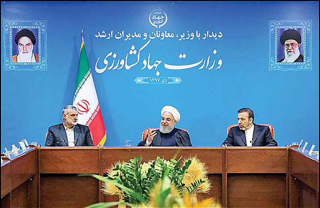نگرانی روحانی ازکاهش منابع آبی