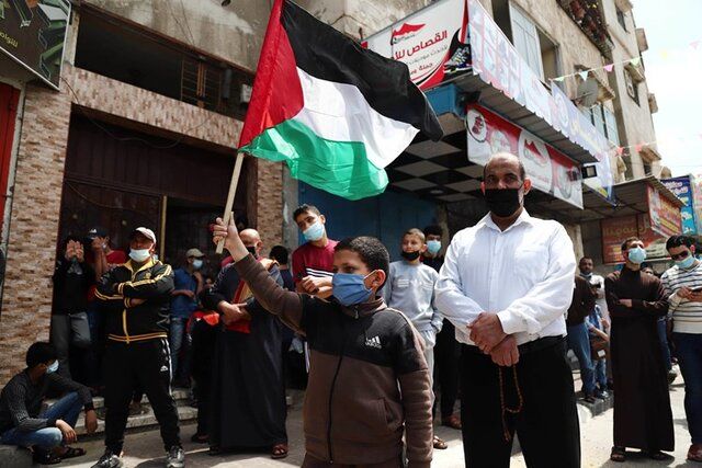 تظاهرات ساکنان غزه در اعتراض به تجاوزات رژیم صهیونیستی