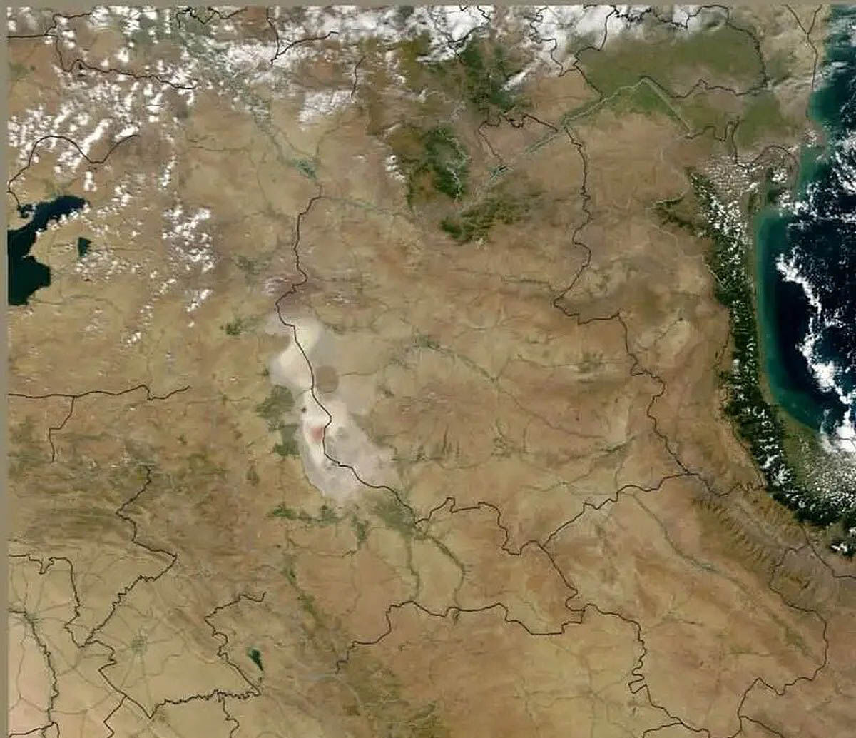 دریاچه ارومیه محو شد