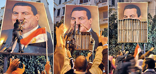 مبارک در آستانه سقوط