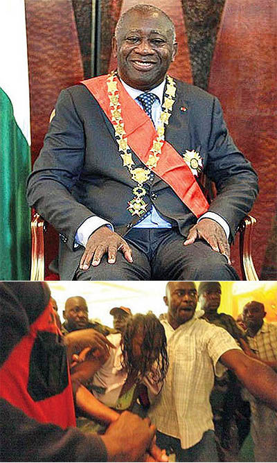 تصاویر رییس جمهور نافرمان ساحل عاج قبل و بعد از دستگیری
