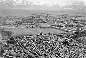 نخستین عکس هوایی از تهران