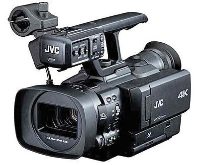 یک دوربین فیلمبرداری حرفه‌ای از JVC