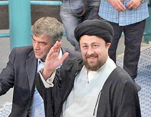 سید حسن خمینی در اردوی پیشکسوت‌های پرسپولیس