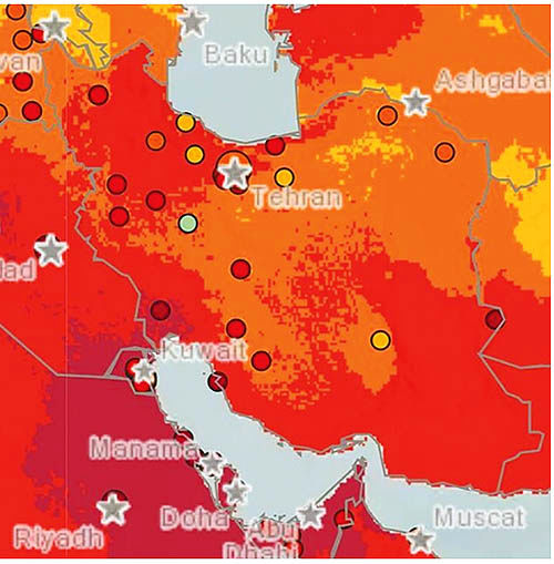 هوای تهران بار دیگر در وضعیت قرمز قرار گرفت