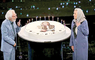 جشن 90 سالگی‌ ژاله علو در اختتامیه جشنواره فیلم شهر