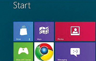 کروم با ویندوز ۸ سازگار می‌شود