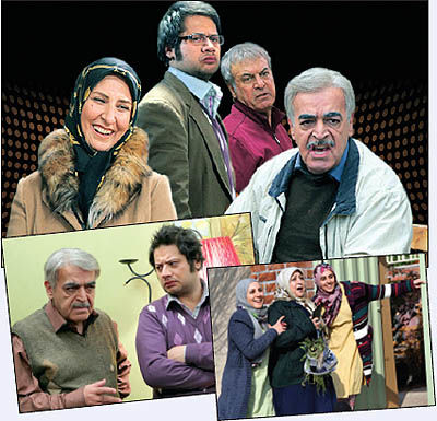 حمید لولایی و علی صادقی در سریال سعید آقاخانی