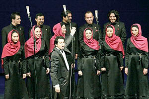 رهبر نروژی در گروه آوازی تهران