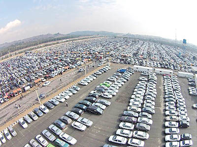 سهم خودروهای تولیدی و وارداتی در بازار