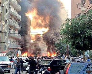 انفجار در نزدیکی دفتر حزب‌الله لبنان
