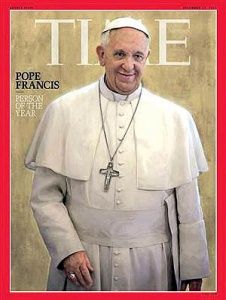 پاپ فرانسیس شخصیت سال «تایم» شد