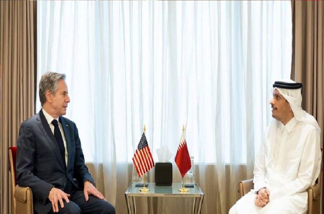محور اصلی دیدار وزرای خارجه قطر و آمریکا در ریاض
