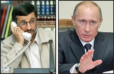 گفت‌وگوی تلفنی احمدی‌نژاد و پوتین