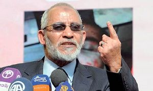 بازداشت رهبر اخوان المسلمین مصر