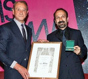 مدال عالی پاریس برای اصغر فرهادی