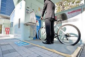 پارکینگ روباتیک و هوشمند دوچرخه در توکیو