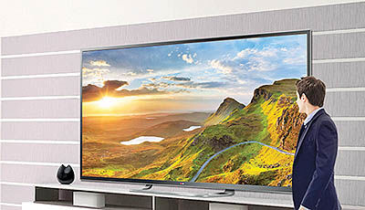 یک تلویزیون Ultra HD و گران‌قیمت