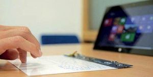 باریکترین صفحه کلید جهان به نازکی کاغذ