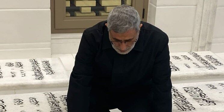 سردار قاآنی با پوششی متفاوت در عراق+جزئیات
