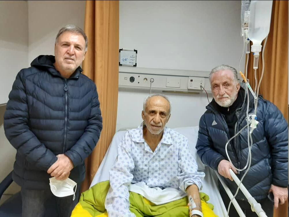 بستری شدن پیشکسوت استقلال در بیمارستان + عکس