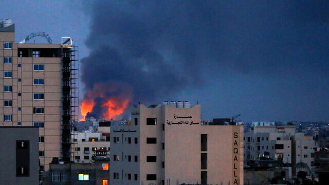 جنگنده‌های اسرائیلی نوار غزه را بمباران کردند