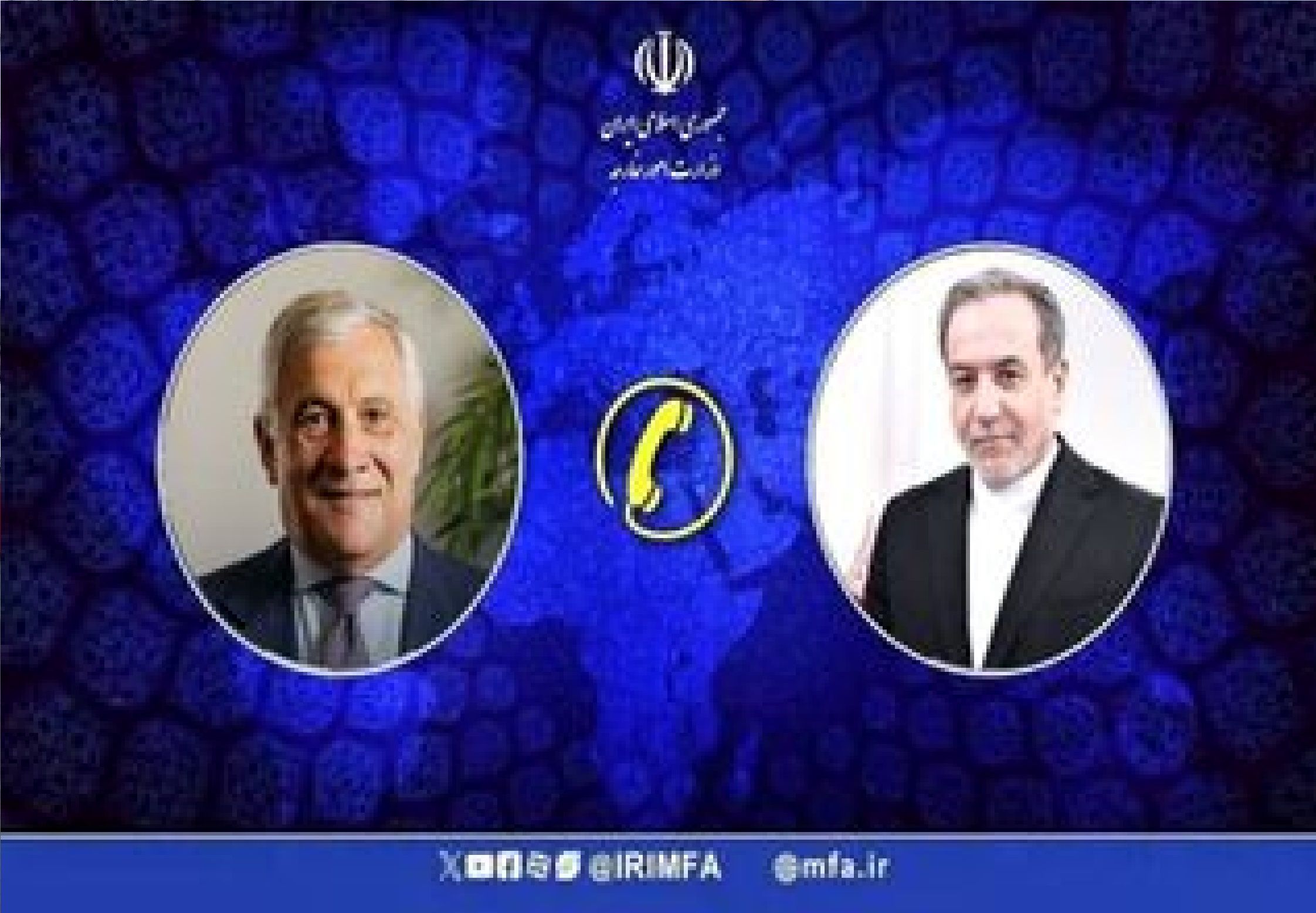 رایزنی «عراقچی» و «تایانی» درباره مذاکرات امروز در رم