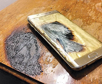 آتش‌گرفتن یک گوشی دیگر از سامسونگ؛ این‏ بار Galaxy S6 Edge