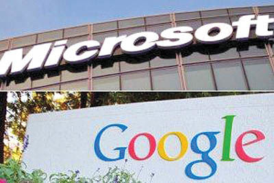 گوگل در وال استریت بر مایکروسافت پیشی گرفت