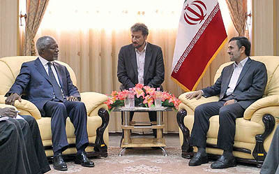 احمدی‌نژاد به کوفی عنان چه گفت؟